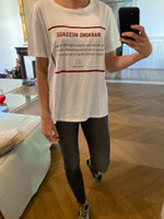 Charger l&#39;image dans la galerie, T-shirt blanc Zara Warning Message
